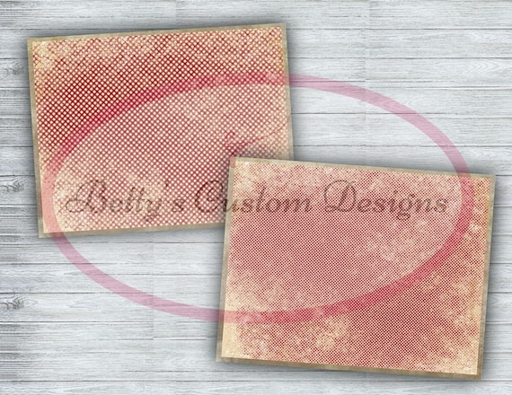 Vintage Red Junk Journal Kit - Digital Paper Prints