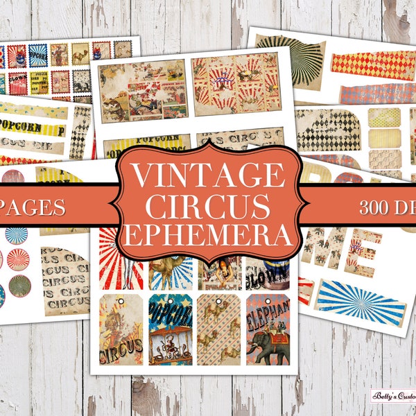 Vintage Circus - Etsy