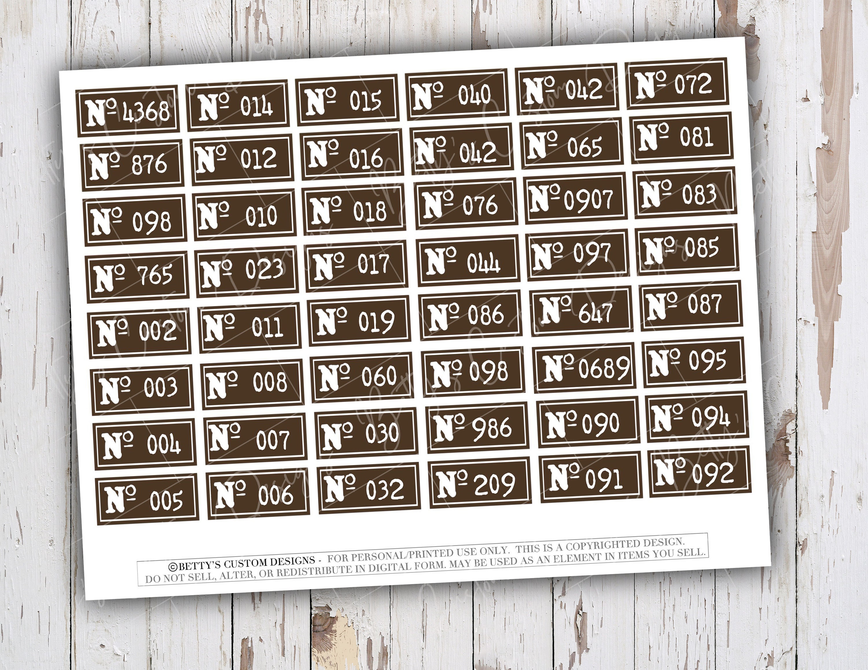Vintage Labels Set VI - Labels - Random Labels - Junk Journal Ephemera ...