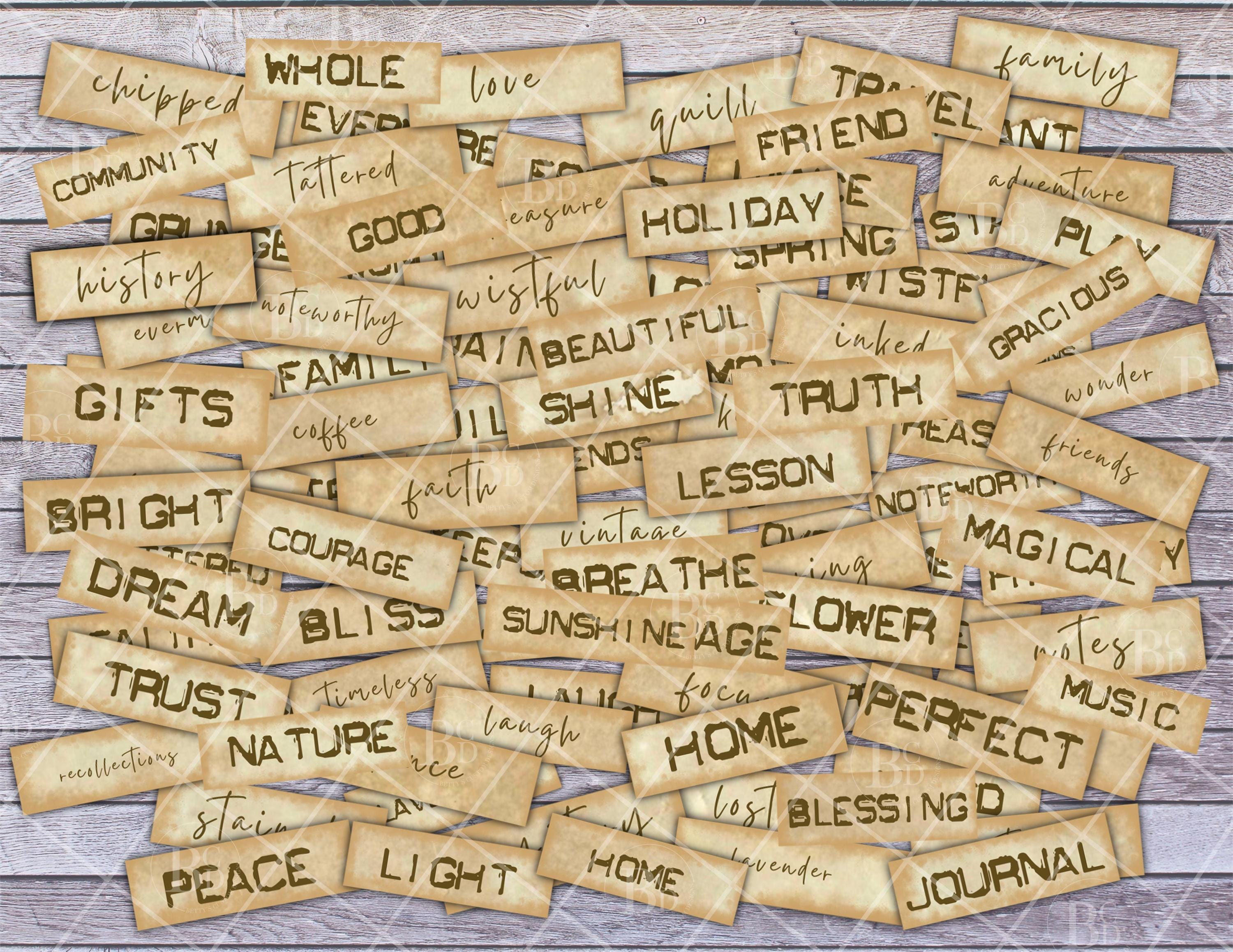 Vintage Labels IV - Random Labels - Junk Journal Ephemera ...