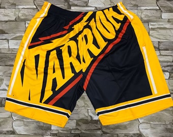 throwback warriors shorts
