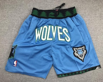 Vintage timberwolves shorts Clearance