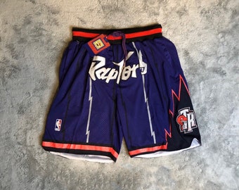 vintage toronto raptors shorts