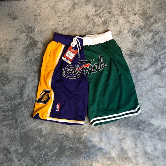 Men's Vintage 2008 Lakers And Celtics Finals Short With | Etsy