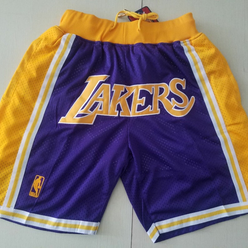 Men's Vintage Lakers Short With Pockets US Size Los | Etsy