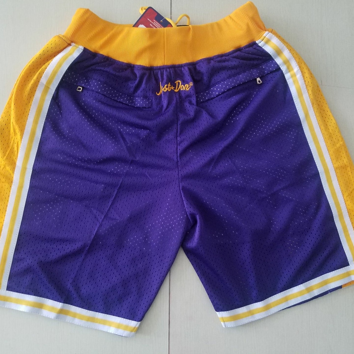 Men's Vintage Lakers Short With Pockets US Size Los Etsy