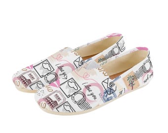 Travel Love Slip on Comfortable Shoes up to size 12