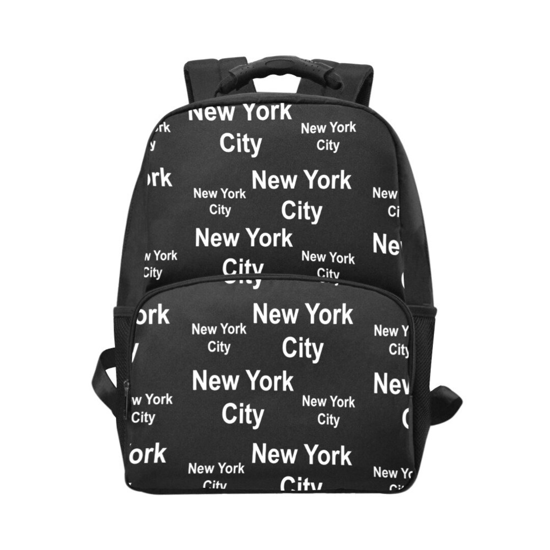New York City Quality Laptop Backpack With Pockets and Top Handle Etsy