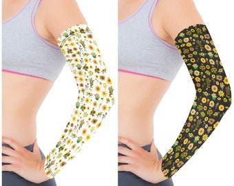 Sunflowers Design Weather Protection Sleeves for Cyclists and other outdoor activities