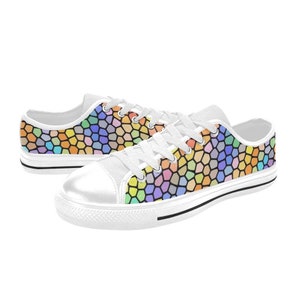 Bequeme Canvas Damen Low Rise Schnürschuhe Schuhe in verschiedenen Arty Designs