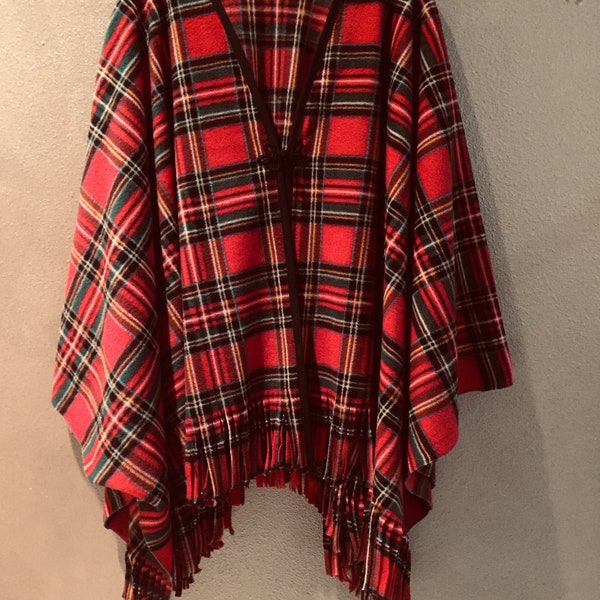 woolen poncho shawl