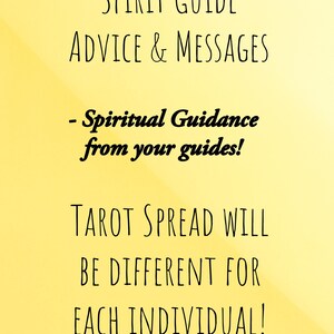 Spiritual Guidance/Messages from your Spirit Guides!