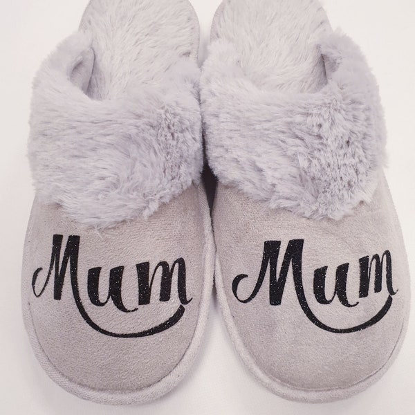 Personalised Memory Foam Ladies Slippers Gift Box