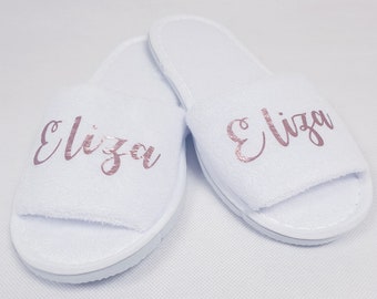 Personalised Adult Spa Slippers Hen Night Wedding