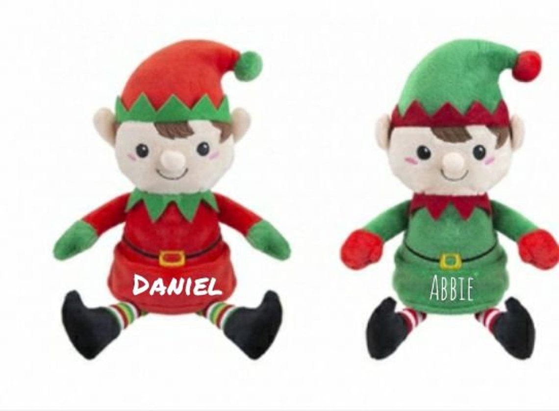 card factory elf soft toy