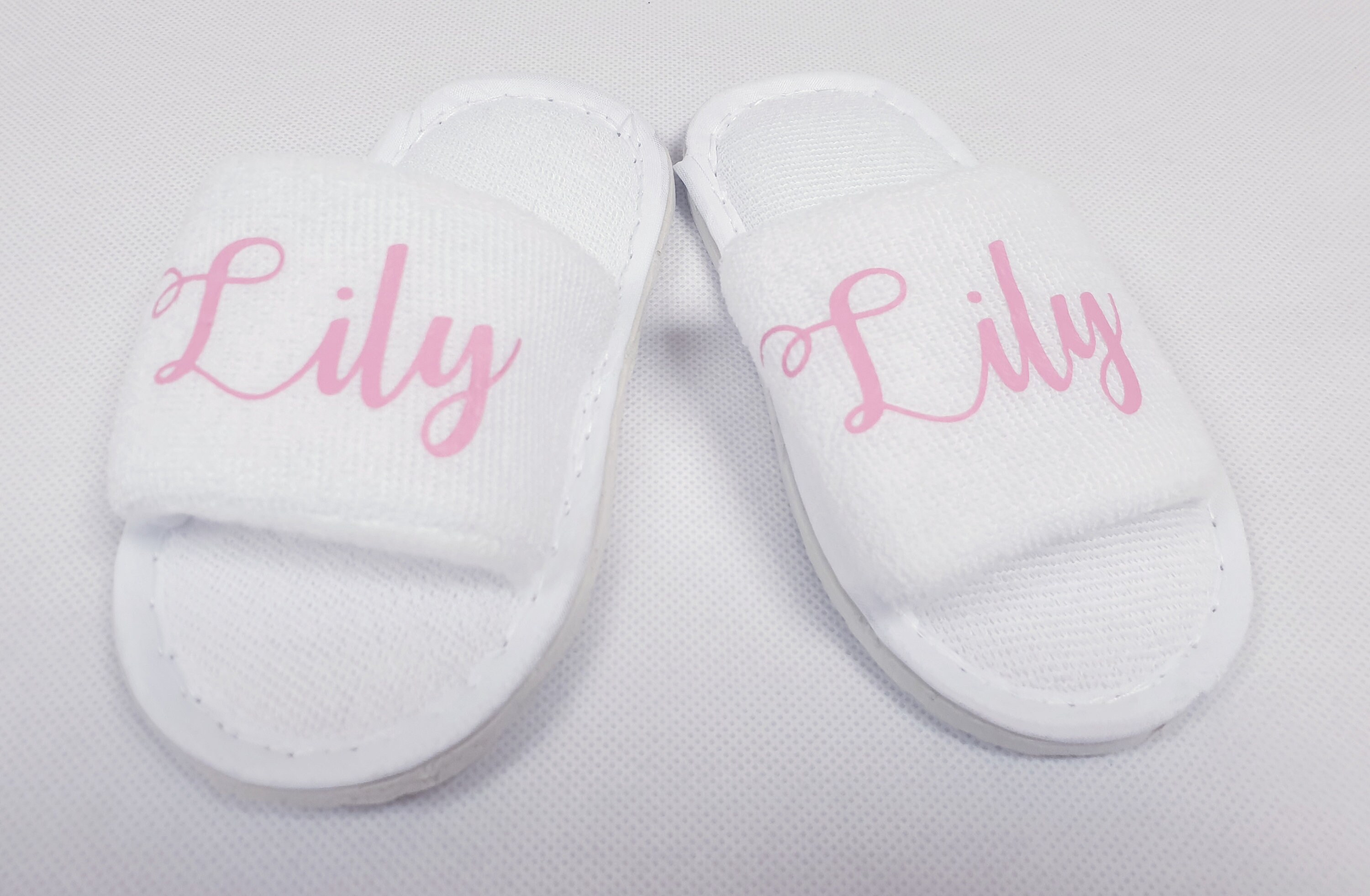 Personalised Childrens Spa Slippers Etsy Canada