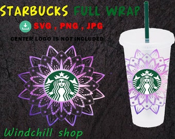 Download Starbucks Mandala Etsy