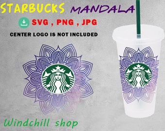Download Mandala Svg Starbucks Cup Etsy