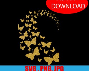 Free Free 50 Butterfly Swarm Silhouette Butterfly Svg SVG PNG EPS DXF File