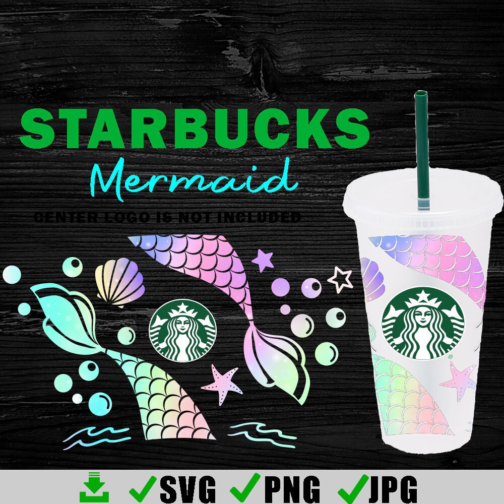 Free Free 283 Mermaid Starbucks Cup Svg SVG PNG EPS DXF File