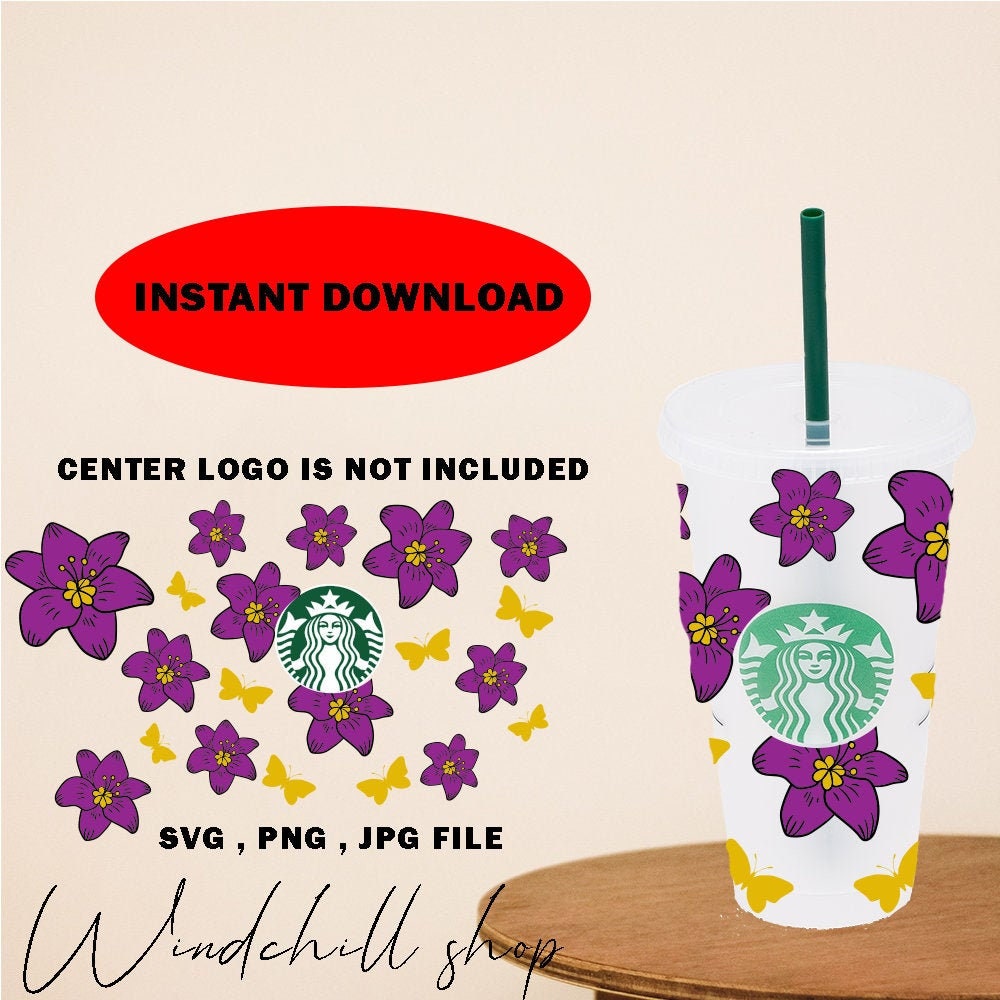Free Free 238 Butterfly Starbucks Wrap Svg SVG PNG EPS DXF File
