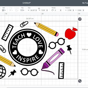 Download Enseñar amor Inspire Starbucks Cup Svg / Teacher Fuel | Etsy