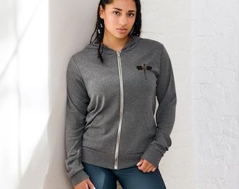 Unisex zip hoodie
