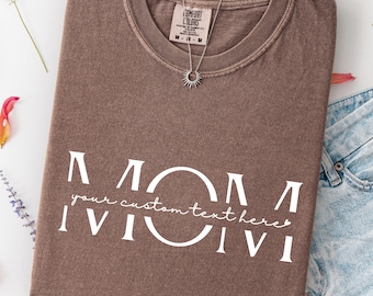 Comfort Colors® Personalized Mama Gift, Custom Mom Shirt, Mother's Day Gift, Custom Name Shirt, Children Name Mom Shirt