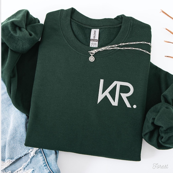 Felpa con monogramma ricamato personalizzato, felpa con cappuccio