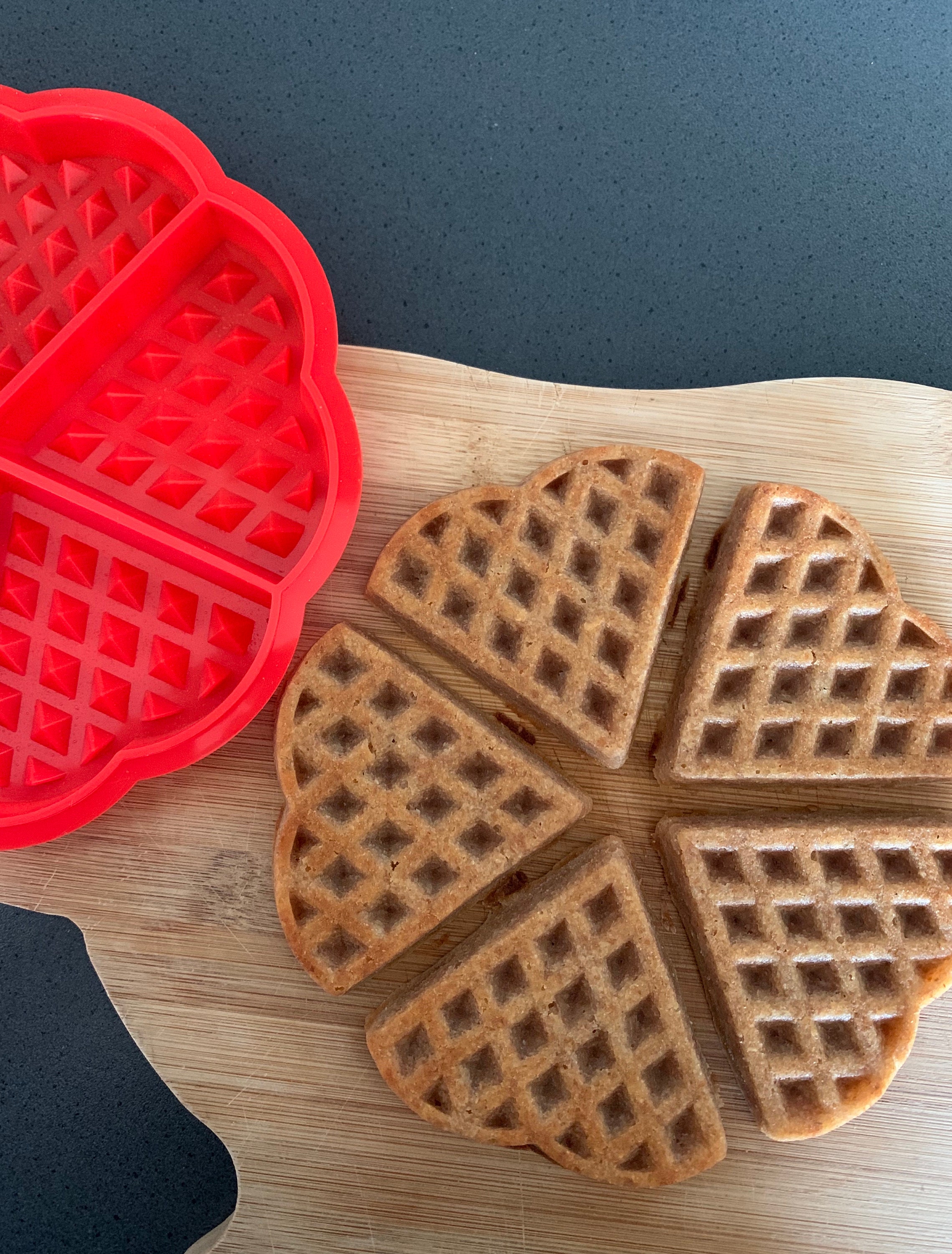 Woofles Peanut Butter Dog Waffles Dog Treats Etsy