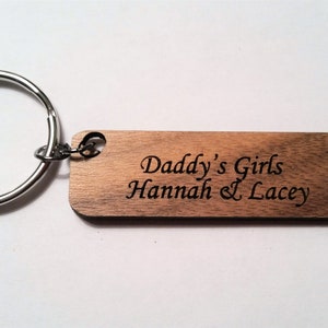 Personalized Keychain Fathers Day gift, Gift for Dad, Step Dad Gift, Custom Keychain, Gift for Men Under 30, Gift for Dad from Kids image 7