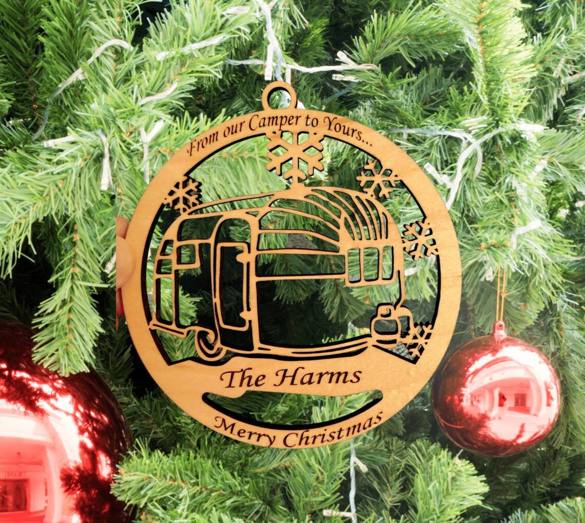 Airstream Christmas Ornament 