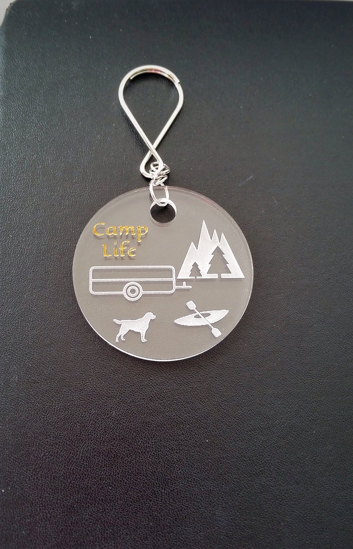 Camp Life Keychain Camping Key Chain for Camper Keys RV Etsy