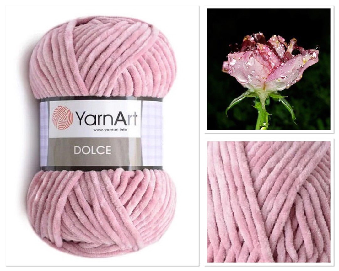 Velvet Yarn Yarn Art Dolce Amigurumi Yarn Set Etsy