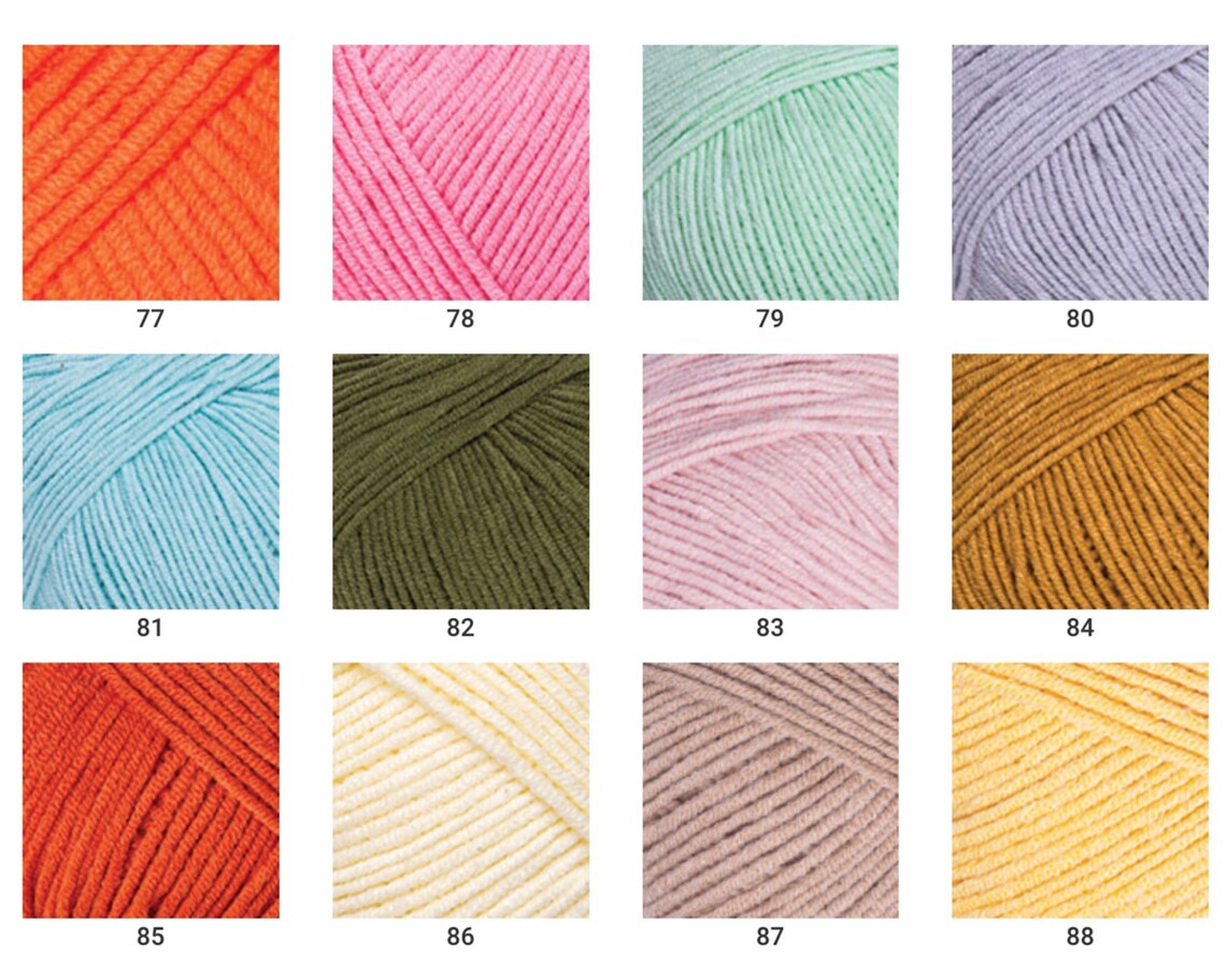 Cotton Yarn Yarnart Jeans Best Amigurumi Yarn Etsy