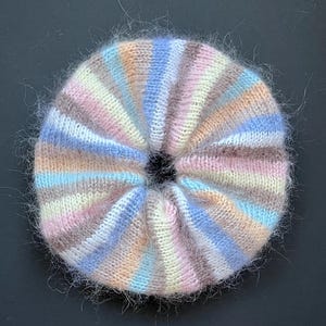 Mohair scrunchie - Colorful scrunchies for women