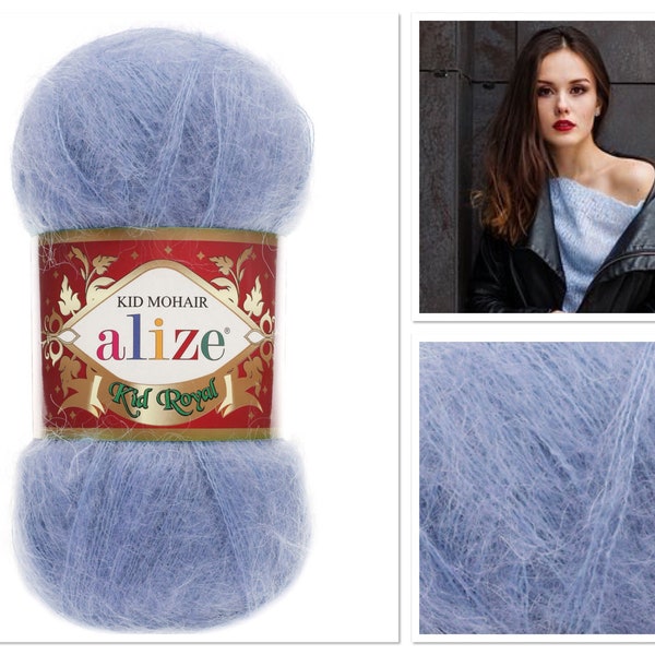 Alize Kid Royal 50 gr - Super soft mohair polyamide yarn