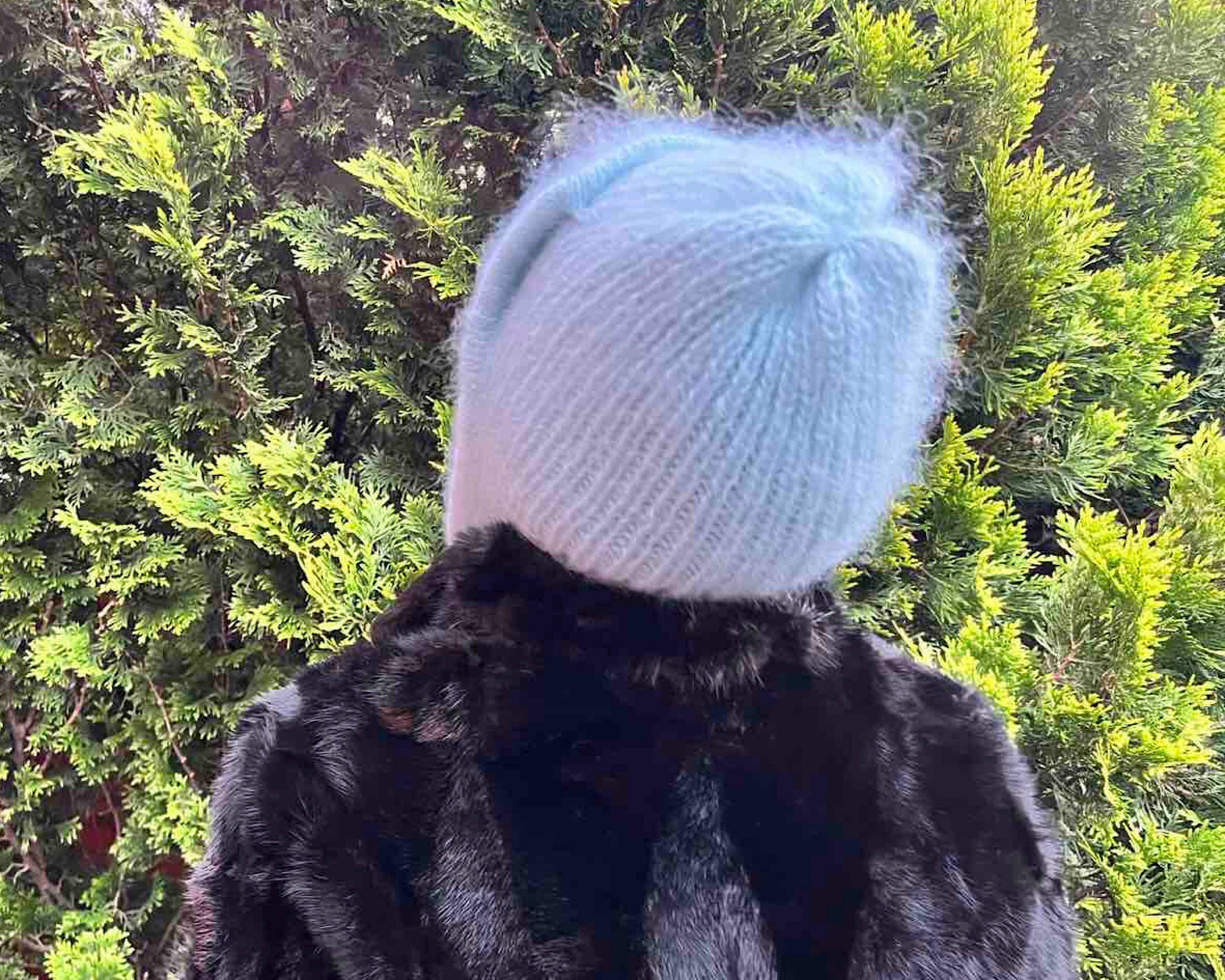 Mohair Hat With Ear Flap - Chunky Knit Mohair Beanie Hat - Etsy