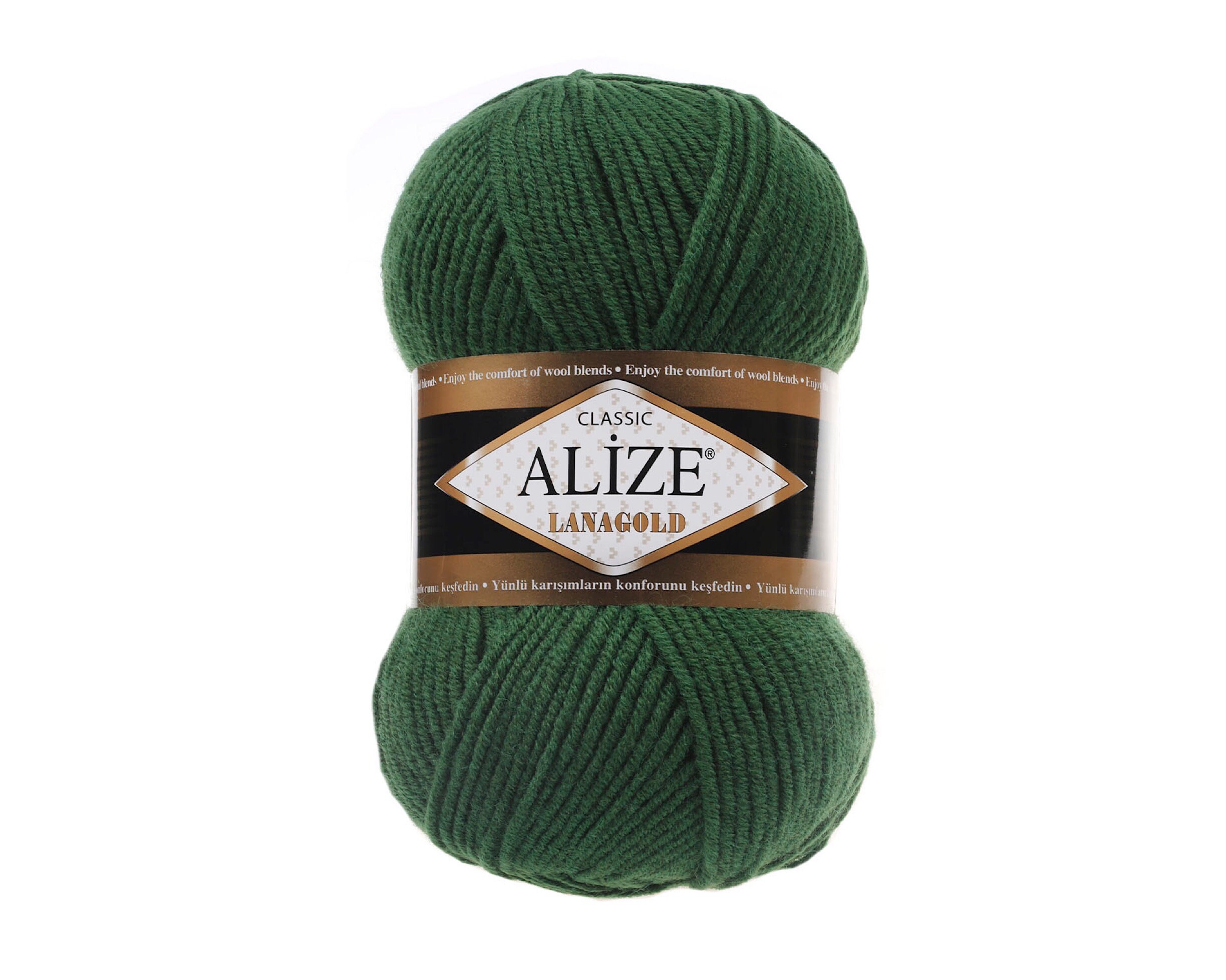 Yarn Alize Lanagold Classic wool blend knitting yarn Etsy
