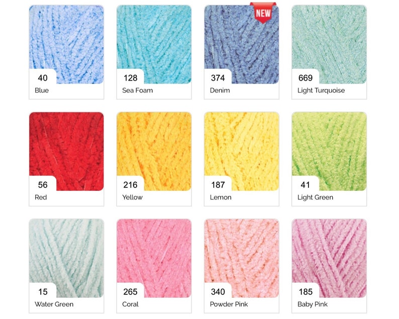 Amigurumi Yarn Alize Softy Pink Chenille Yarn Etsy