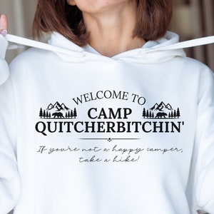 Bienvenido al campamento QUITCHERBITCHING, Camping, Camping Crazy Svg, Camping Svg, Camping Friends Svg, Camping Friends, Funny Camping Svg, Trailer