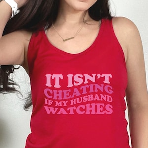 Not Cheating Swinger tank Top, Upside Down Pineapple Tank Top, Swingers Clothing, Swinger Lifestyle, Swingers Pineapple, Swingers Shirt