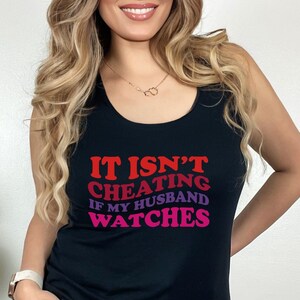 Not Cheating Swinger tank Top, Upside Down Pineapple Tank Top, Swingers Clothing, Swinger Lifestyle, Swingers Pineapple, Swingers Shirt