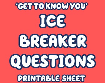 Staff Party Games, Get To Know You Icebreaker Questions and Team Building Games, Ice Breakers for Office, Work and Staff