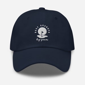 Best Grandpa by Par Hat - Navy / Best Grandpa by Par Golf Hat / Golf Grandpa Gift / Fathers Day Grandpa Golf Gift
