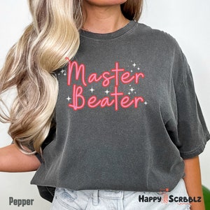 Funny Cooking T-Shirt, Master Beater Shirt, Chef Humor Tee, Culinary Pun T-Shirt, Kitchen Lover Gift, Foodie Joke T-Shirt