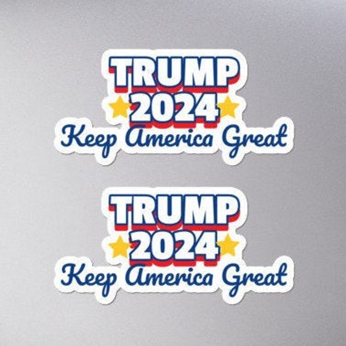 Trump 2024 Stickers Decals Election Car Bumper Sticker Vote Etsy