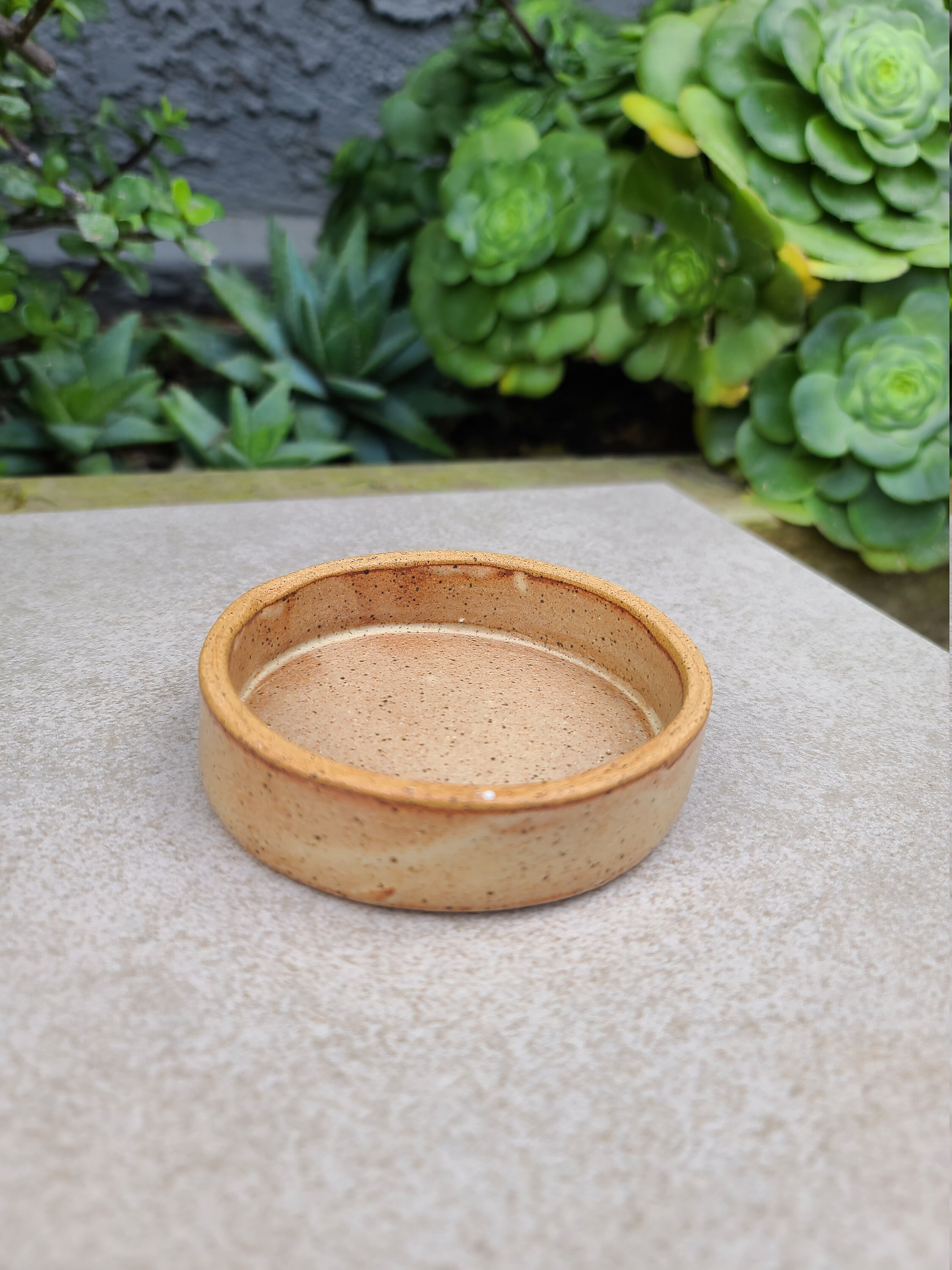 Handmade Ceramic Jewelry Dish Nutmeg Etsy