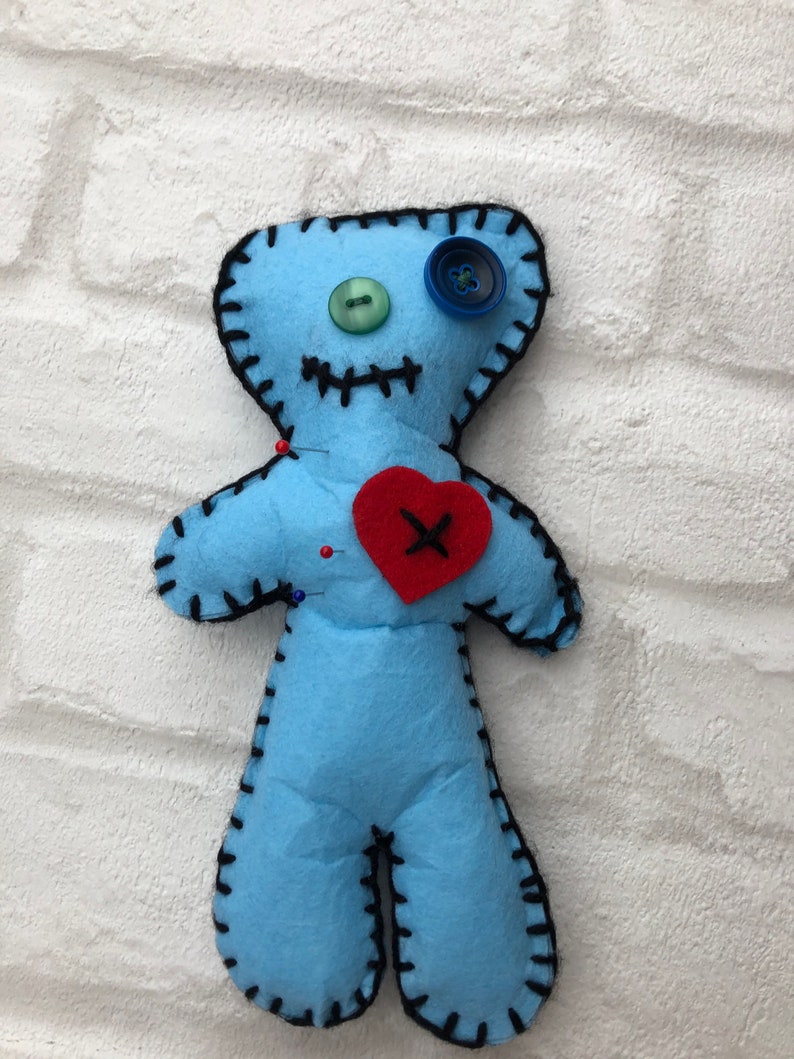 Voodoo Doll Pincushion Novelty Item Fun Gift Idea Pin Saver Needle
