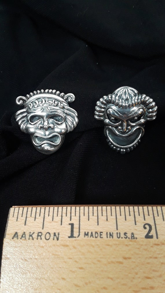 Very Rare Vintage Margo de Taxco Sterling Silver Eari… Gem